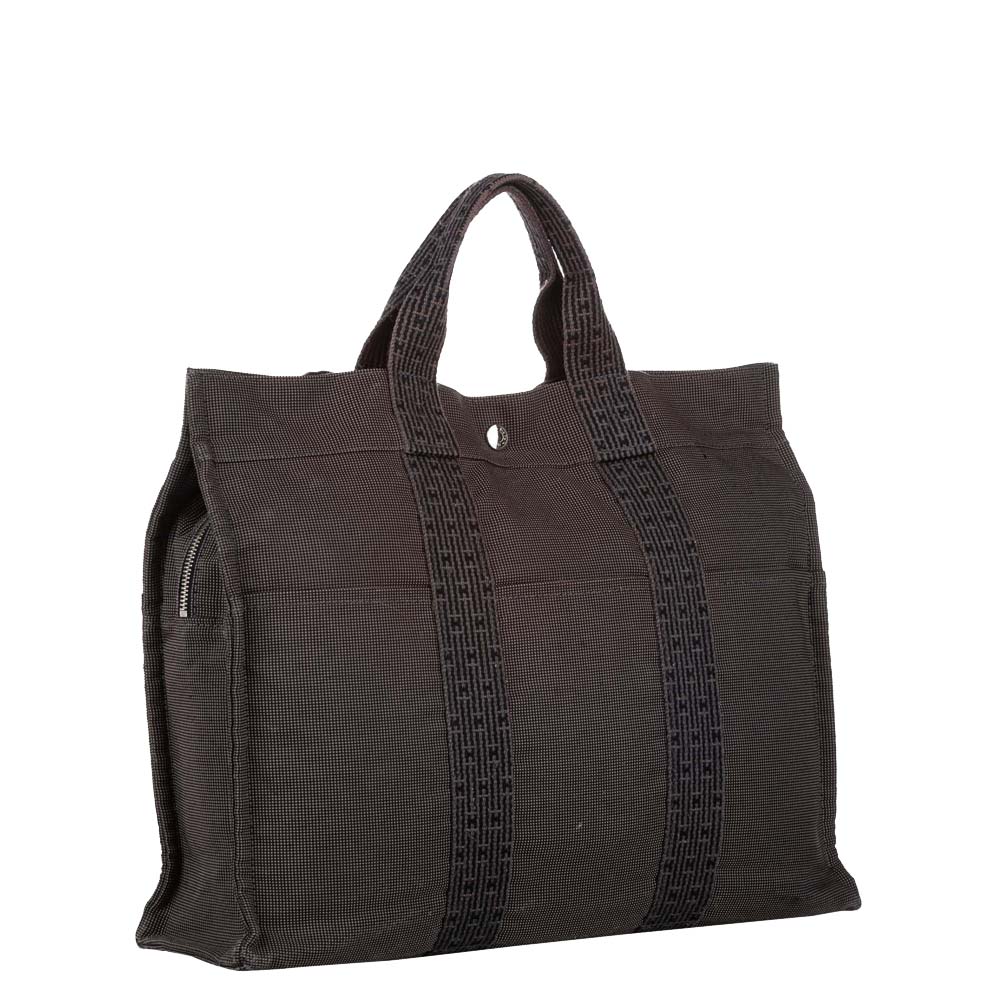 

Hermes Brown Canvas Herline Shoulder Bag