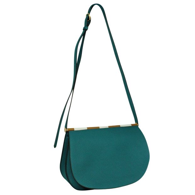 

Hermes Blue Togo Leather Saut 25 Bag