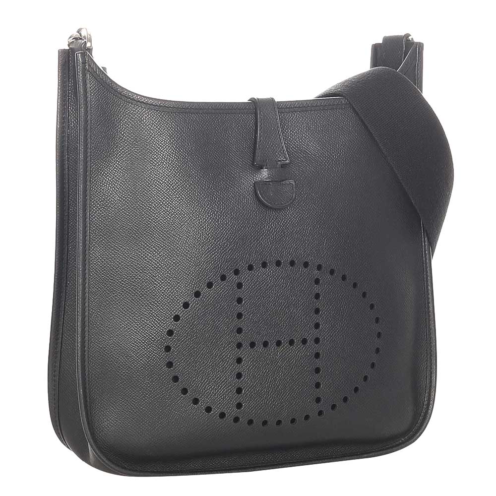 

Hermes Grey Leather Evelyne I Shoulder Bag