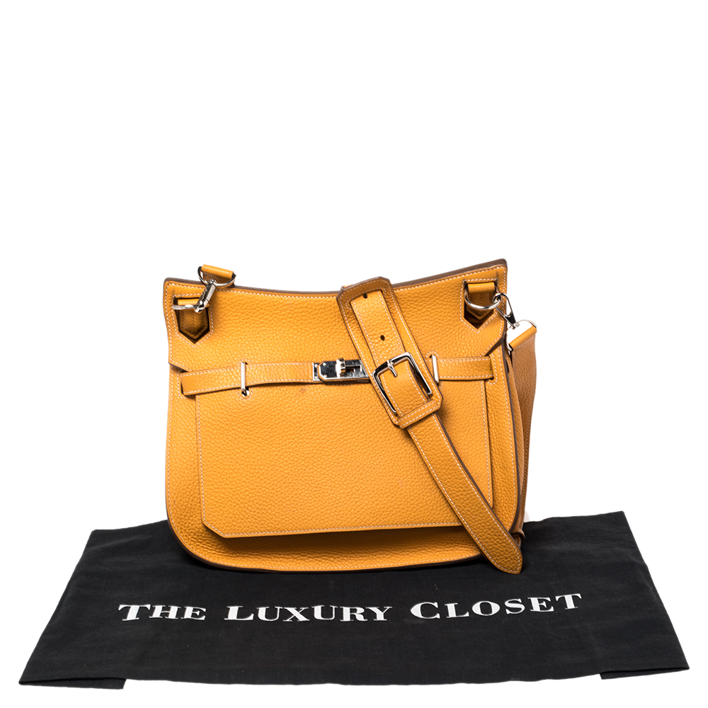 Hermes Gold Clemence Leather Jypsiere 28 Bag Hermes | The Luxury Closet
