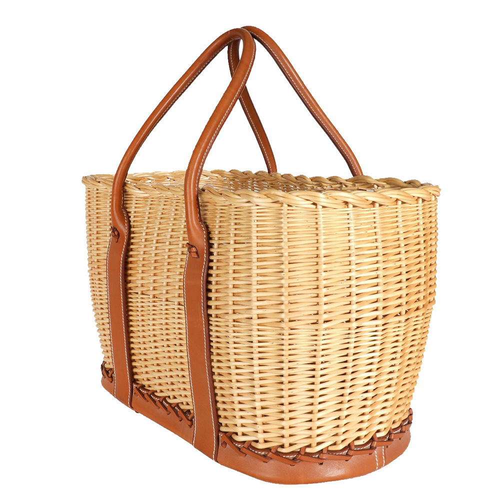 

Hermes Beige Raffia Limited Edition Garden Party