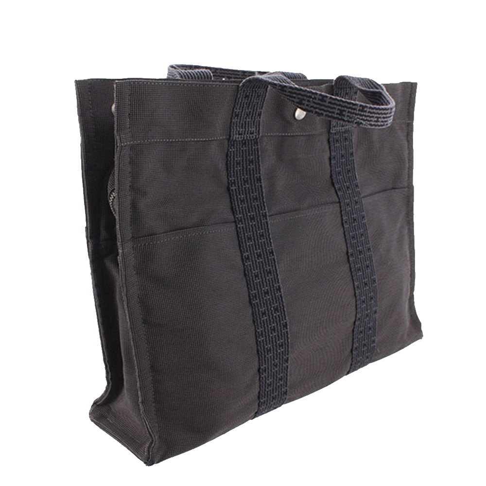 

Hermes Grey Canvas Fourre Tout Tote Bag