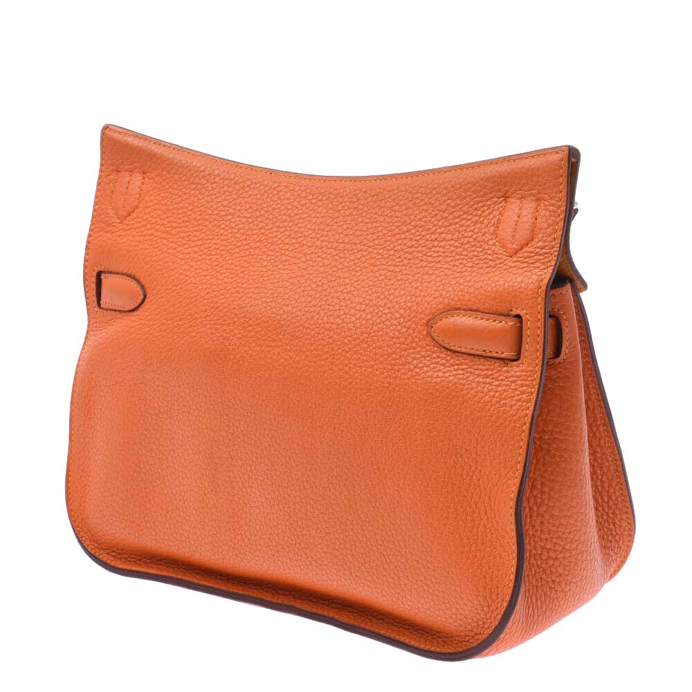 

Hermes Orange Taurillon Clemence Leather Jypsiere Shoulder Bag