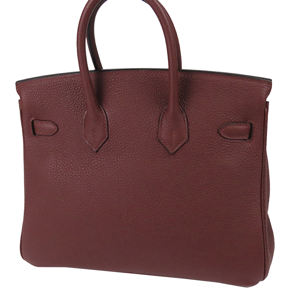 

Hermes Red Togo Leather Palladium Hardware Birkin 25 Bag