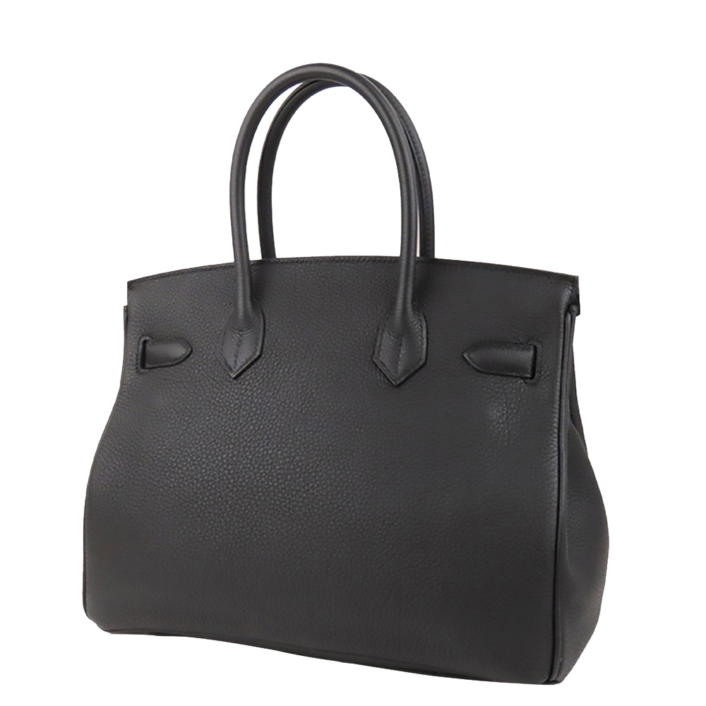 

Hermes Black Togo Leather Palladium Hardware Birkin 30 Bag