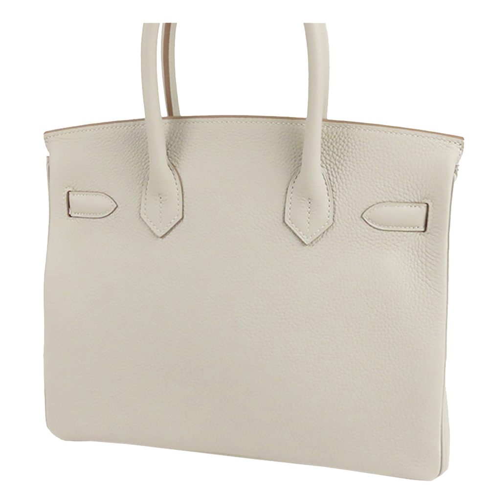 

Hermes White Togo Leather Palladium Hardware Birkin 30 Bag