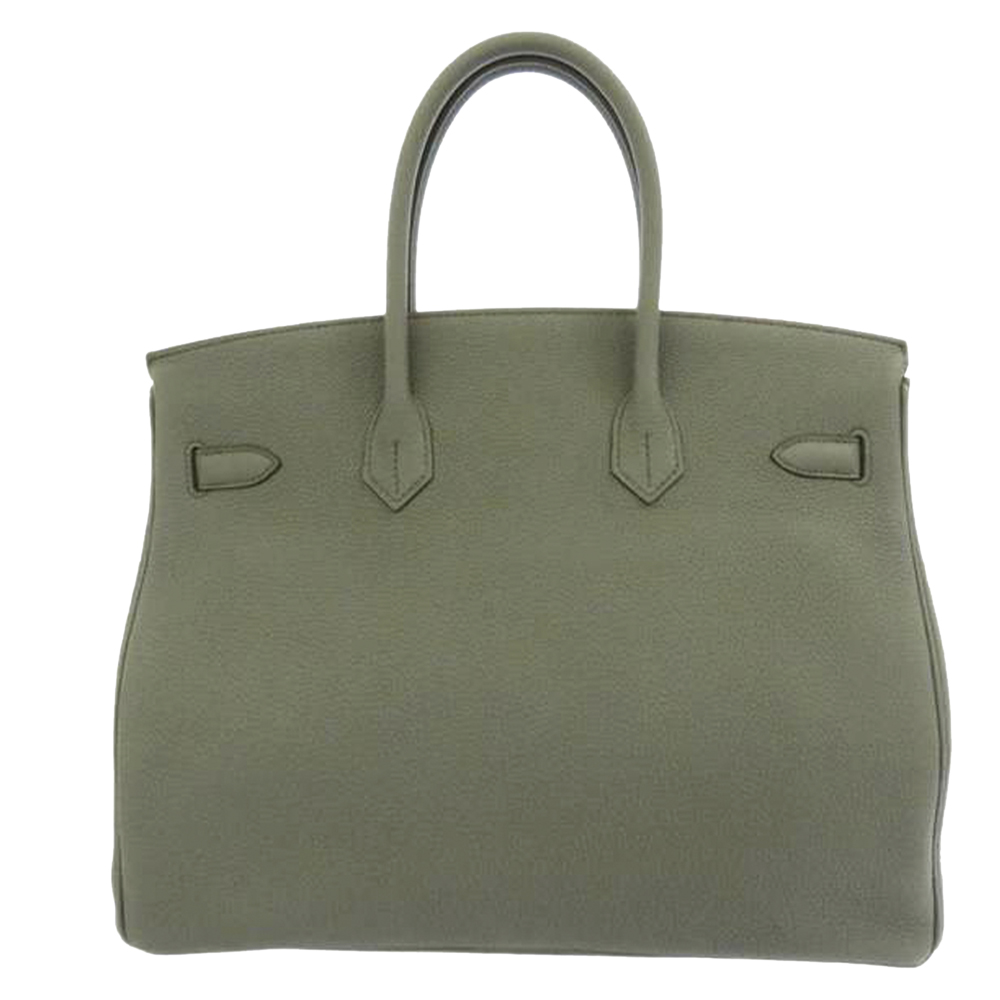 

Hermes Grey Togo Leather Gold Hardware Birkin 35 Bag