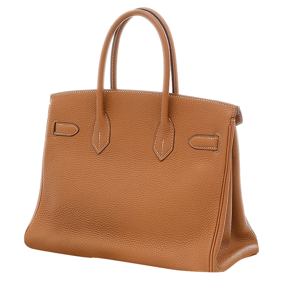 

Hermes Brown Togo Leather Palladium Hardware Birkin 30 Bag