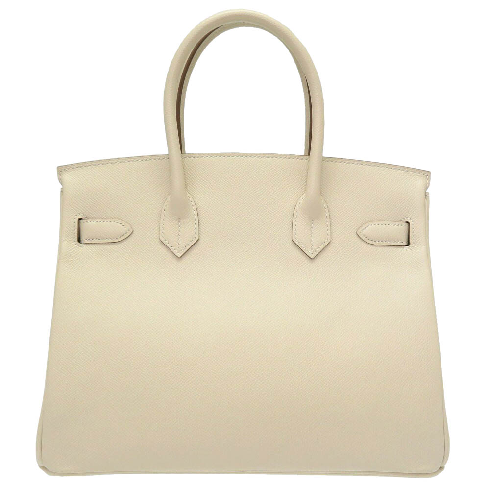 

Hermes White Epsom Leather Gold Hardware Birkin 30 Bag