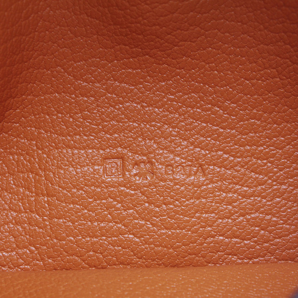 

Hermes Orange Epsom Leather Bearn Wallet