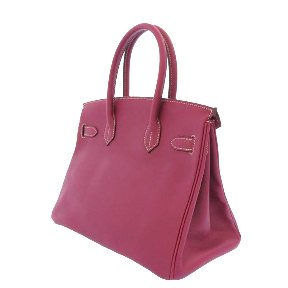 

Hermes Purple Epsom Leather Palladium Hardware Birkin 30 Bag