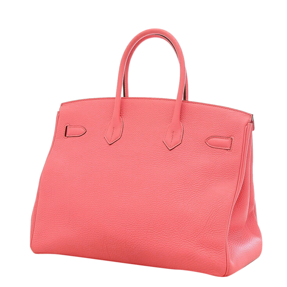 

Hermes Pink Togo Leather Palladium Hardware Birkin 35 Bag