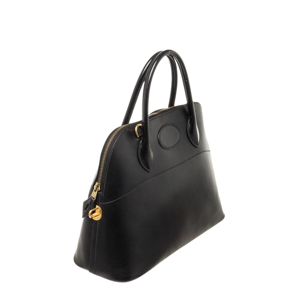 

Hermes Black Leather Bolide 27 Shoulder bag