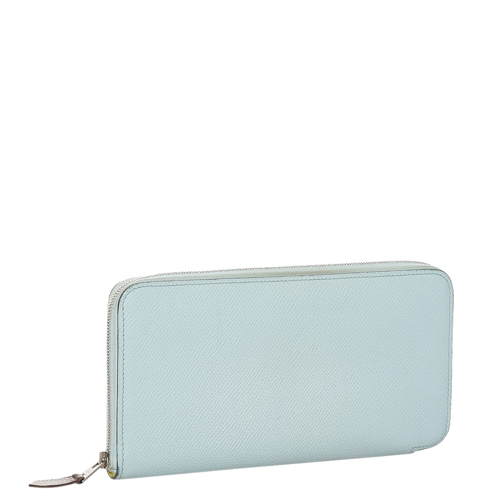 

Hermes Blue Epsom Leather Azap Wallet