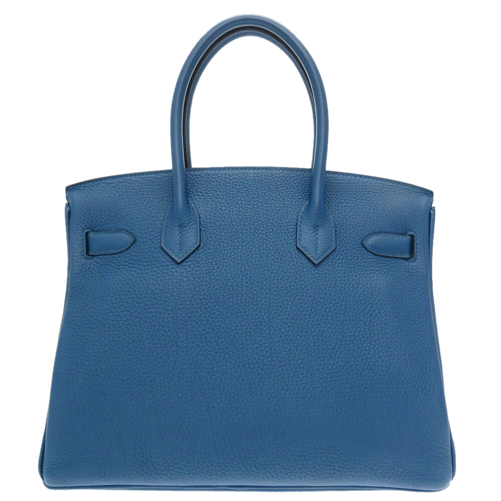 

Hermes Blue Togo Leather Palladium Hardware Birkin 30 Bag