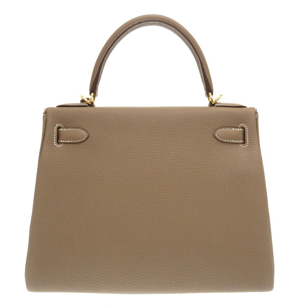 

Hermes Grey Togo Leather Gold Hardware Kelly 28 Bag