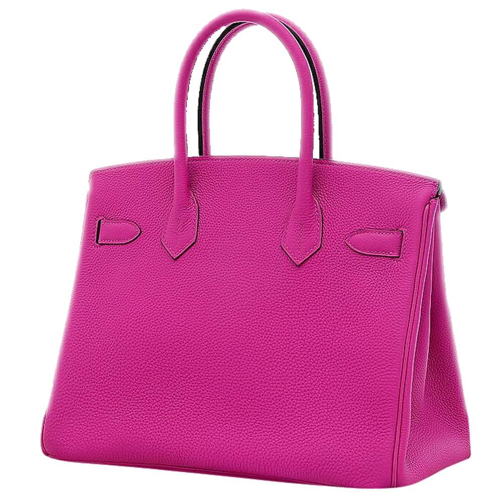 

Hermes Purple Togo Leather Palladium Hardware Birkin 30 Bag