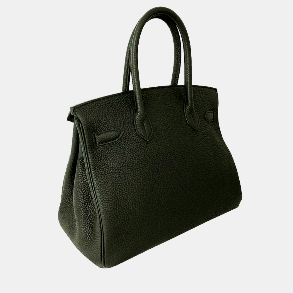 

Hermes Black Togo Leather Gold Hardware Birkin 30 Bag