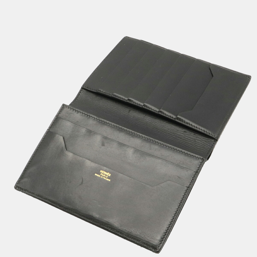 

Hermes Card Case Black Clear