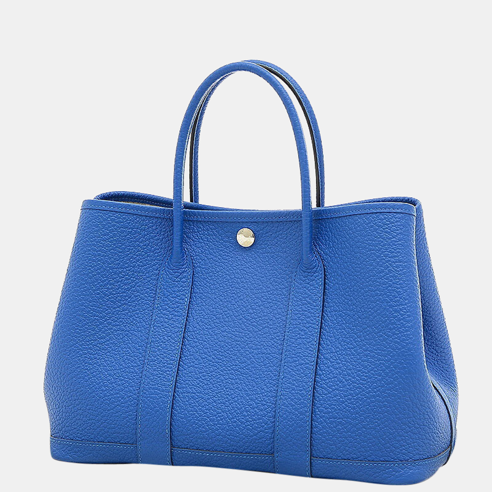 

Hermes Garden Party TPM 30 Country Blue Jelly C Engraved