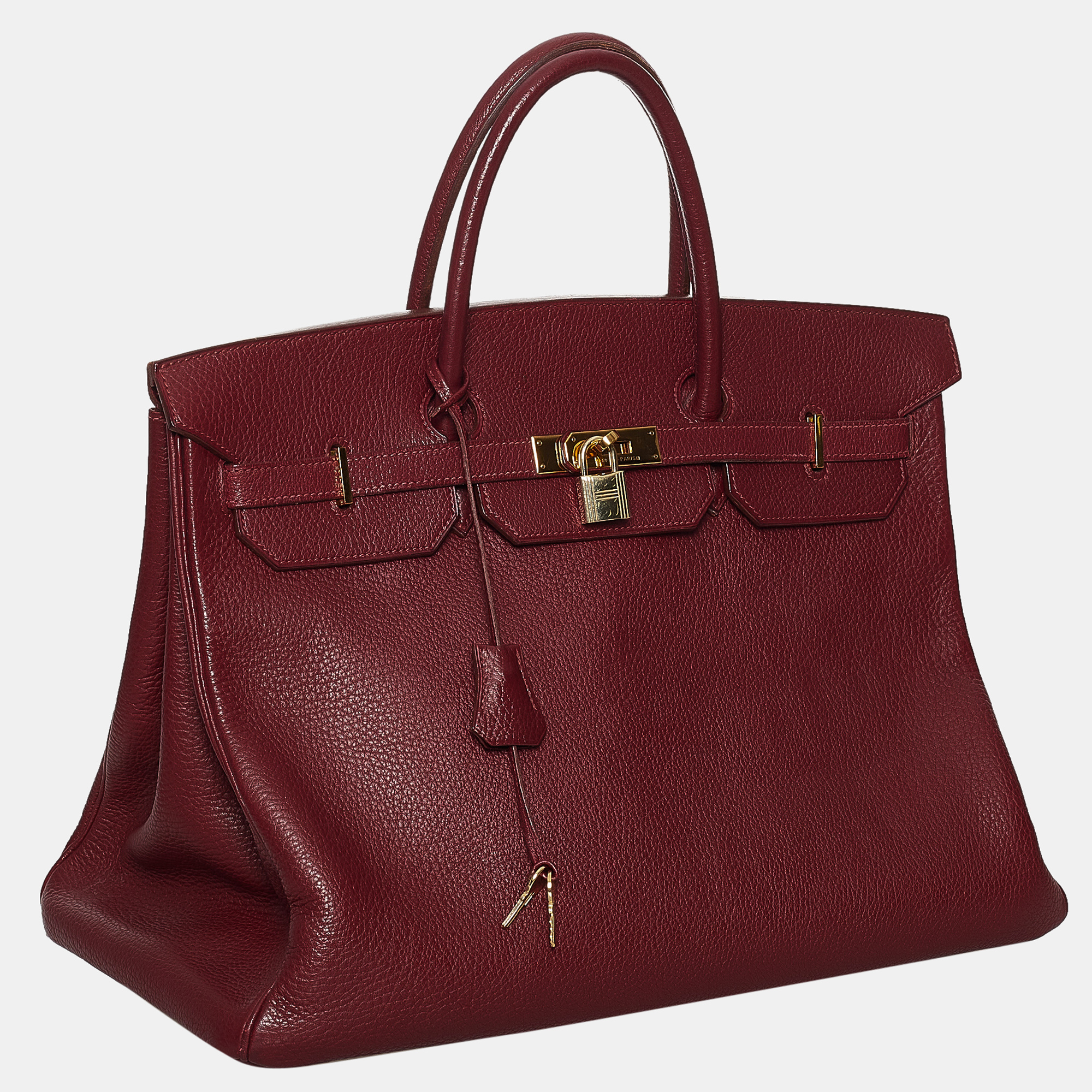 

Hermes Red Clemence Birkin 40