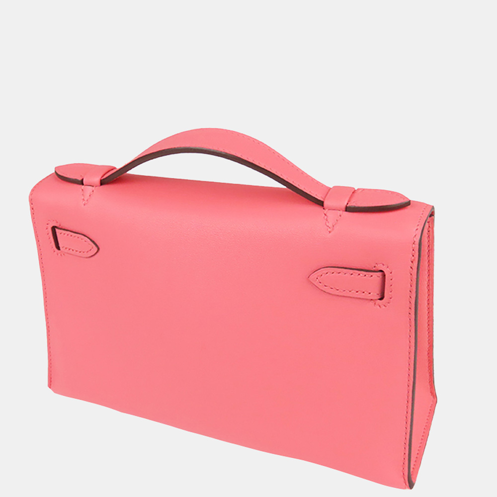 

Hermes Pink Swift Kelly Pochette