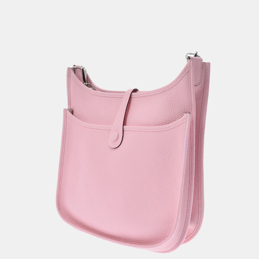 

Hermes Pink Clemence Leather Evelyne III Shoulder Bag