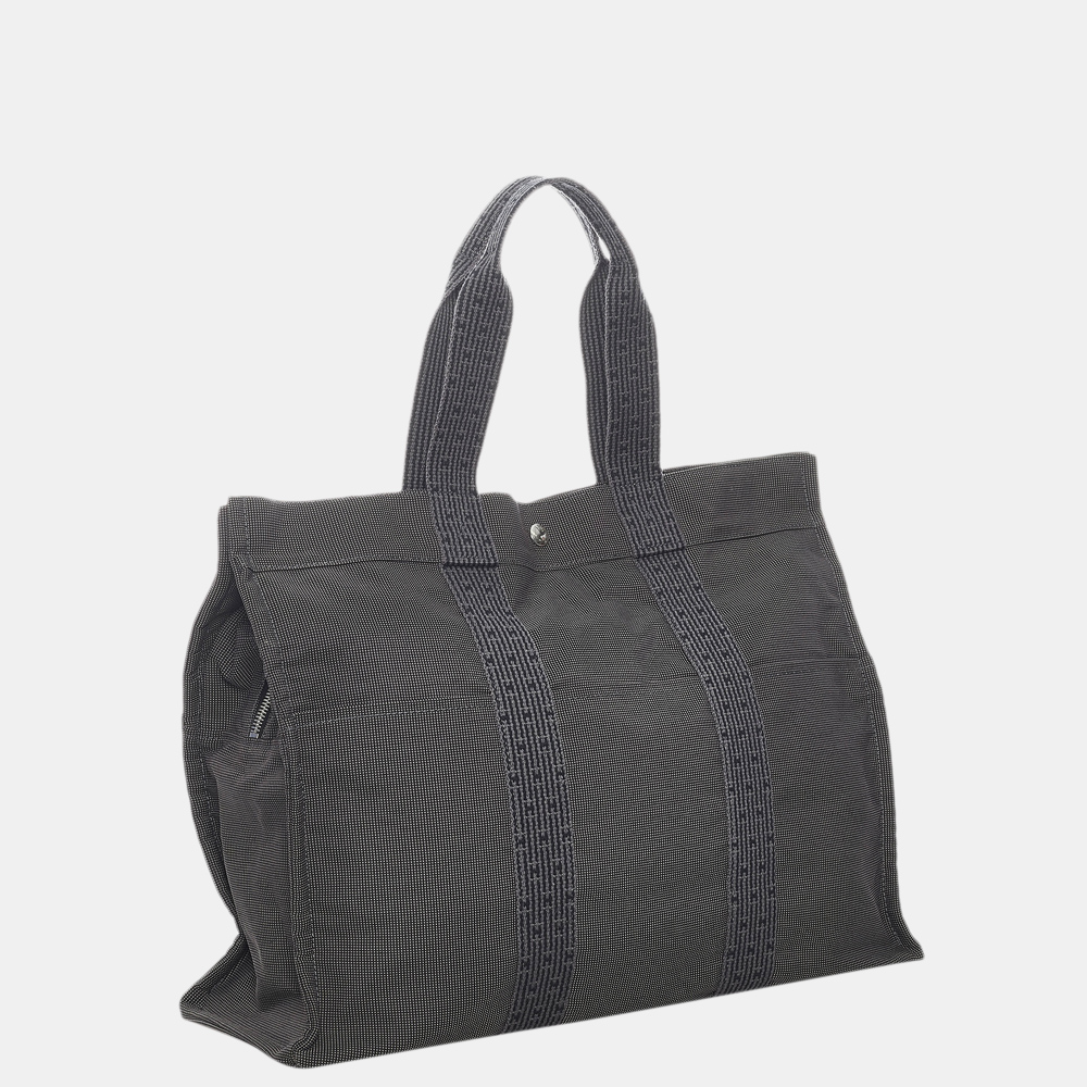 

Hermes Grey Herline GM Tote Bag