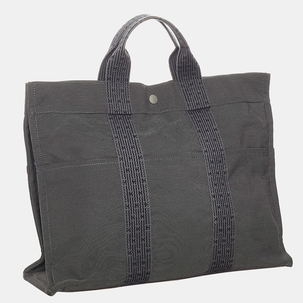 

Hermes Grey Herline MM Tote Bag