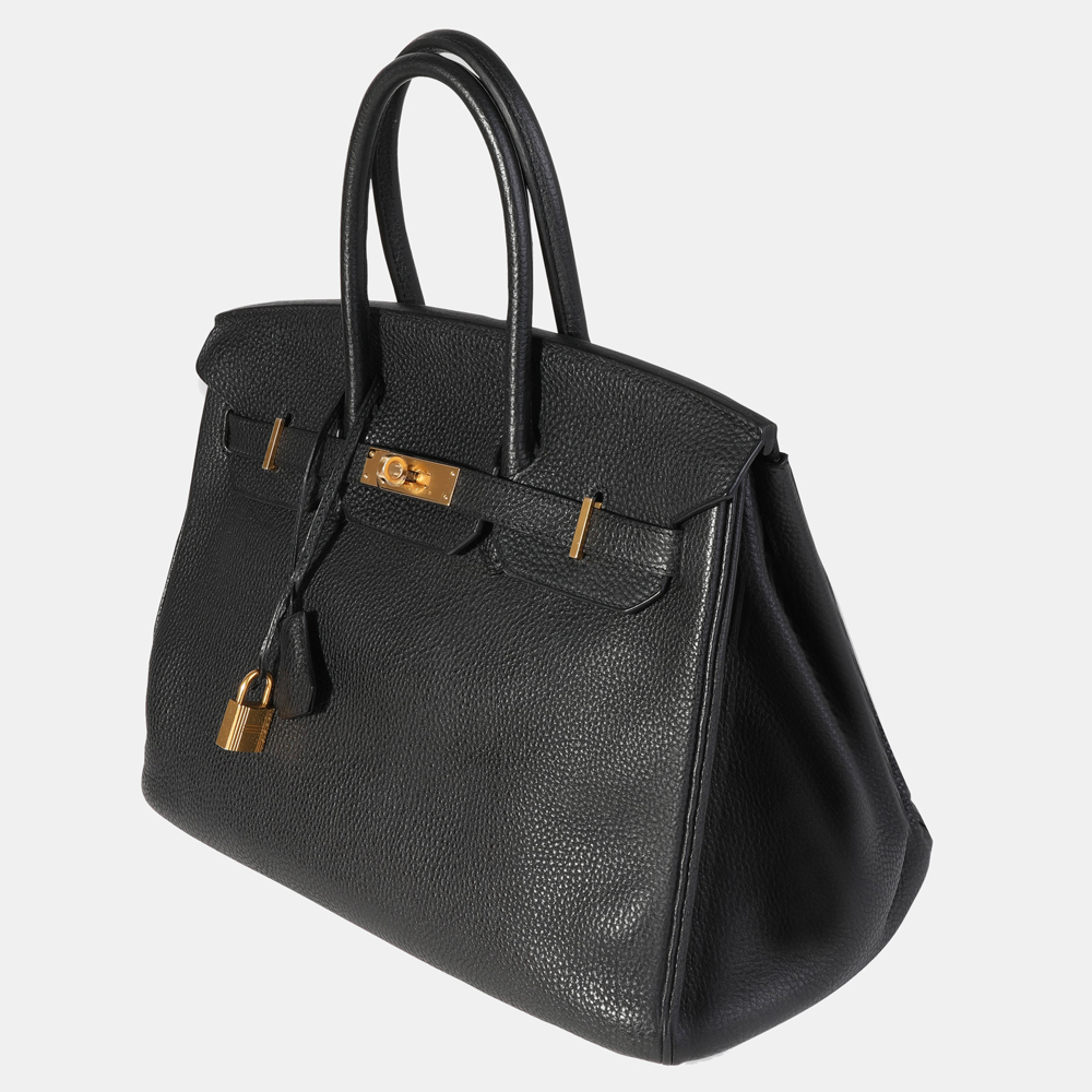 

Hermes Black Togo Birkin 35 GHW