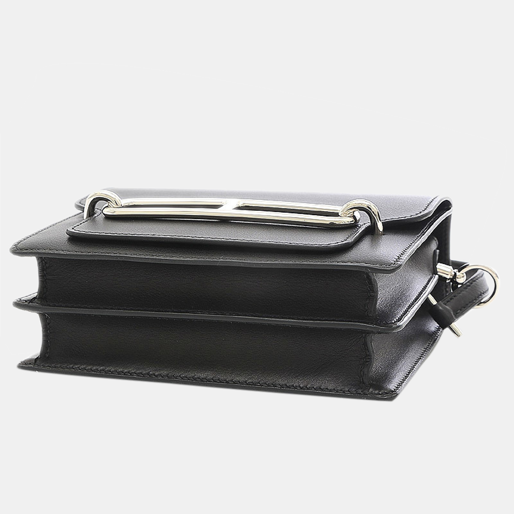 

Hermes Lauris Mini Evergrain Black Z Engraved Shoulder Bag
