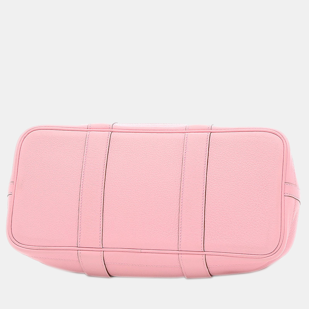 

Hermes Garden Party TPM 30 Buffle Sindhu Pink â¡ O Engraved Handbag