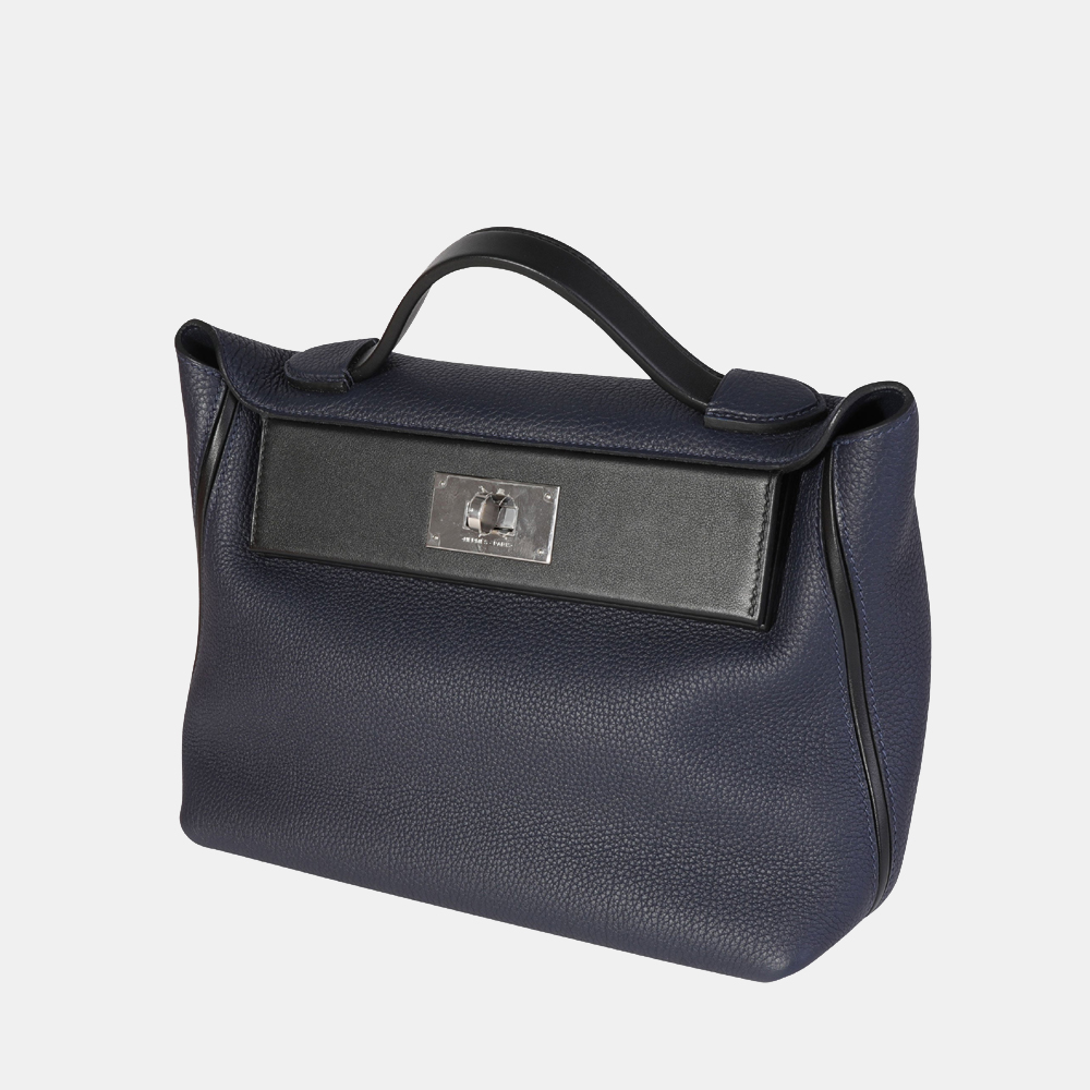 

Hermes Bleu Nuit Togo & Black Swift 24/24 21 Bag PHW