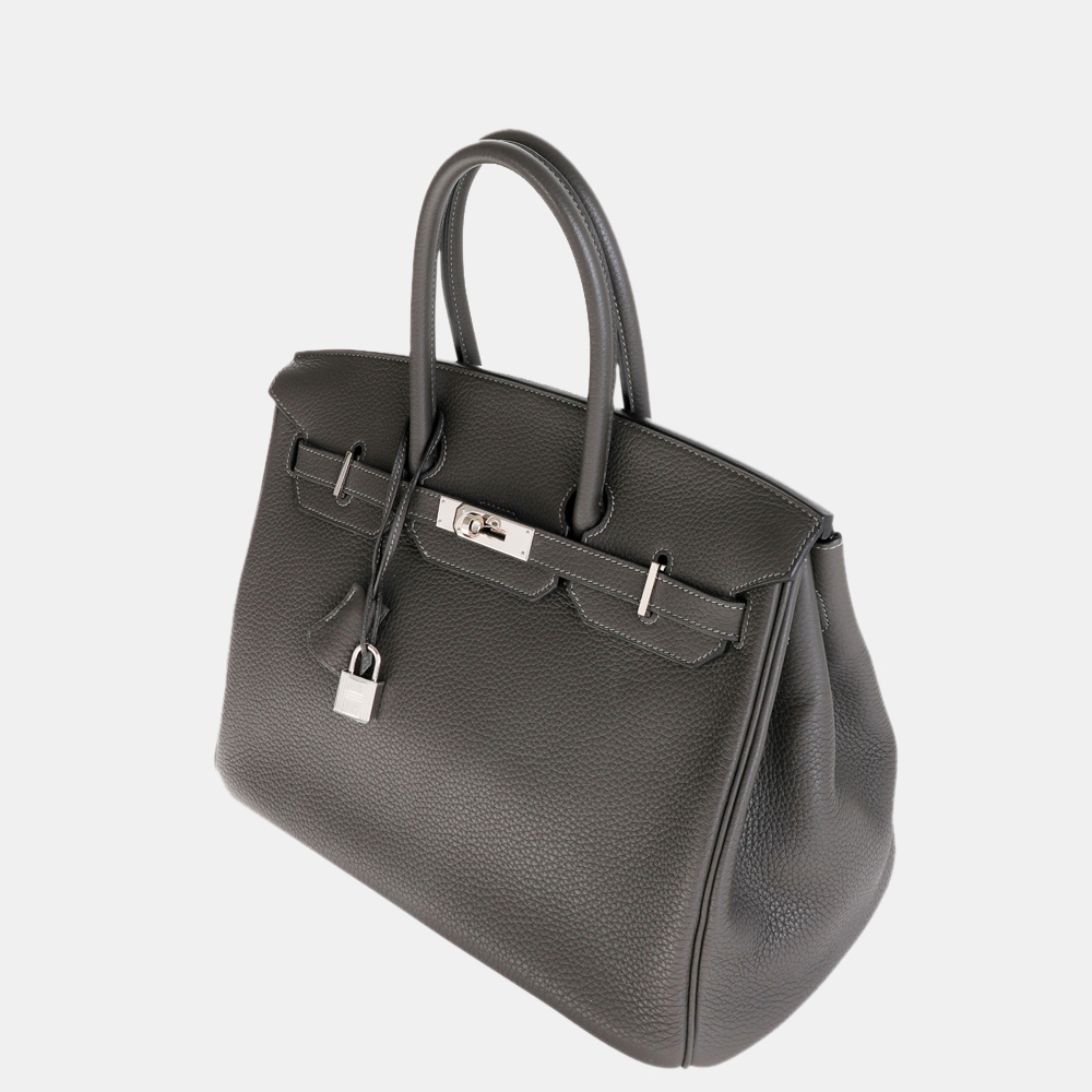 

Hermes Graphite Togo Birkin 35 PHW, Black