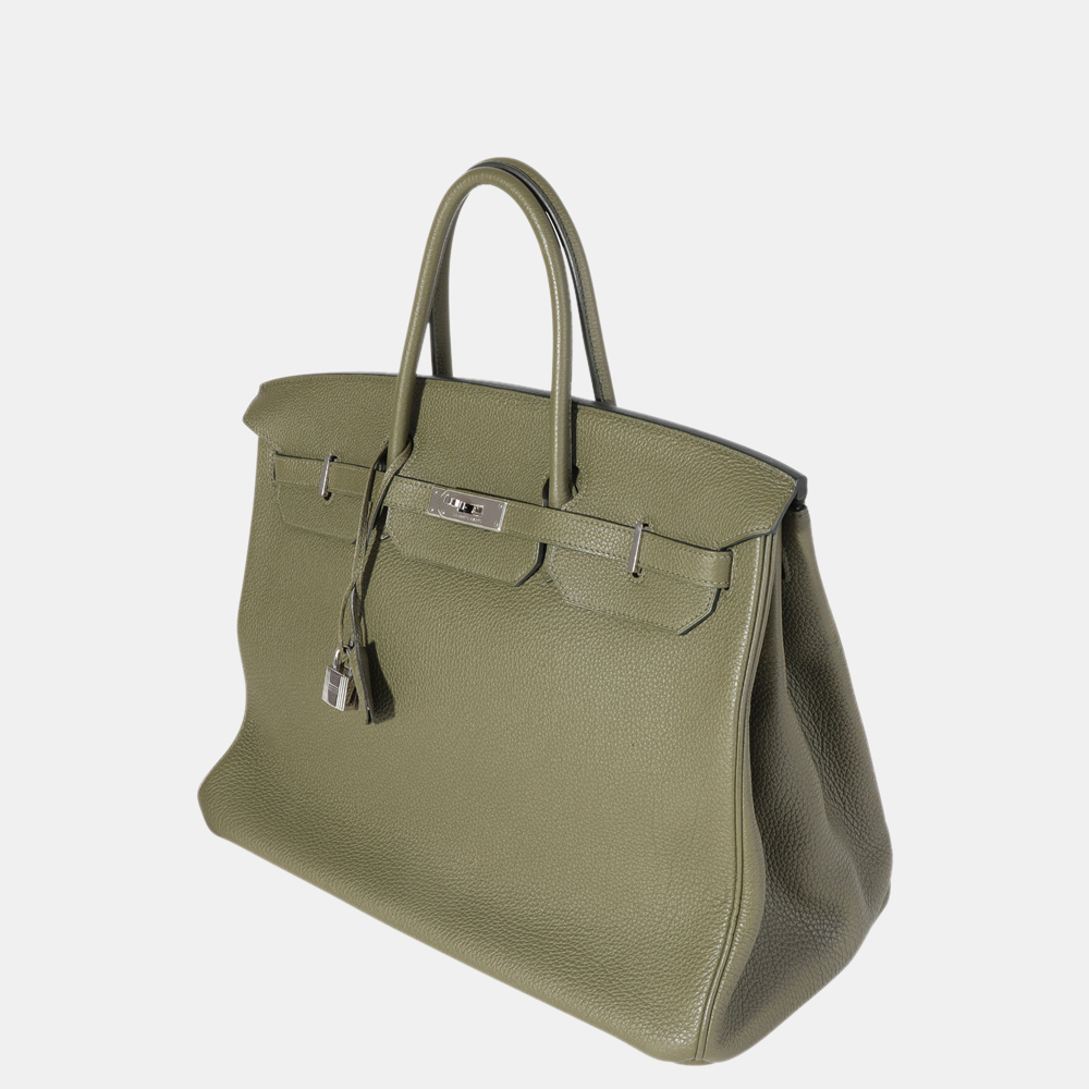 

Hermes Vert Veronese Togo Birkin 40 PHW, Green