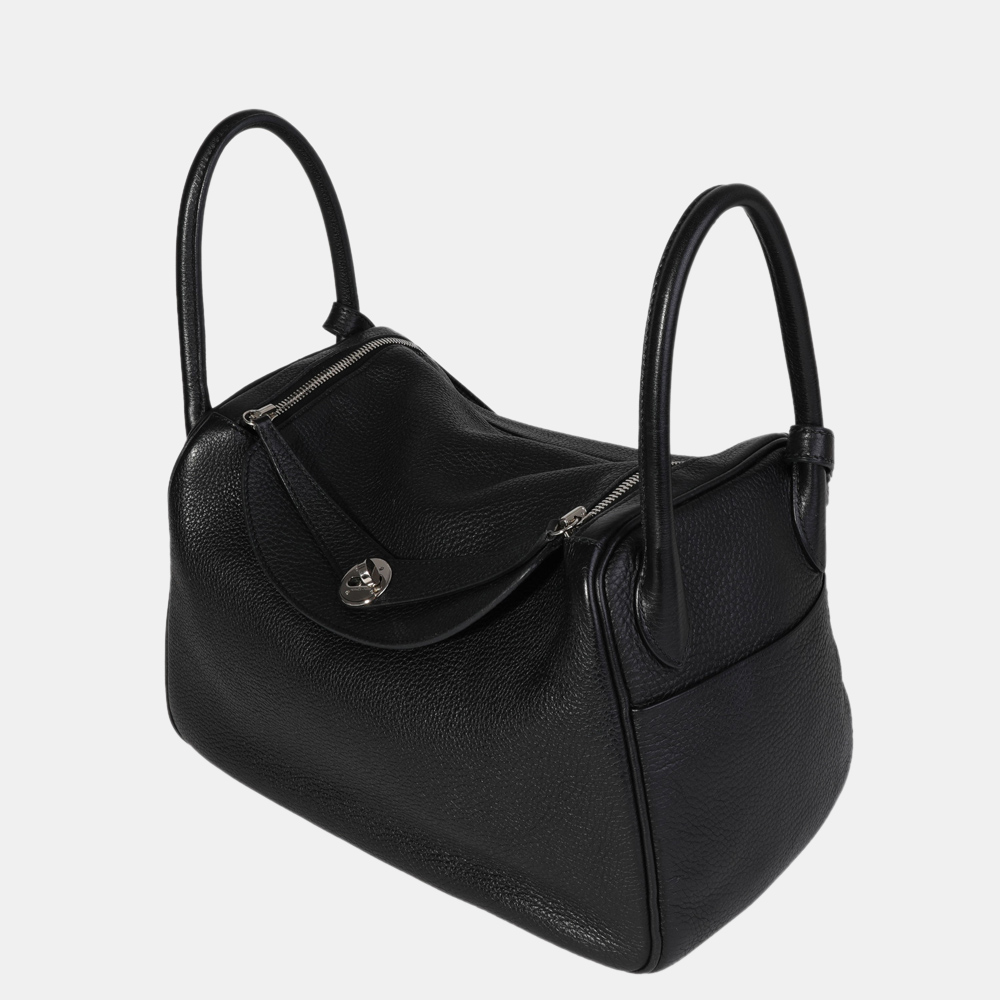 

Hermes Black Clémence Lindy 30 PHW