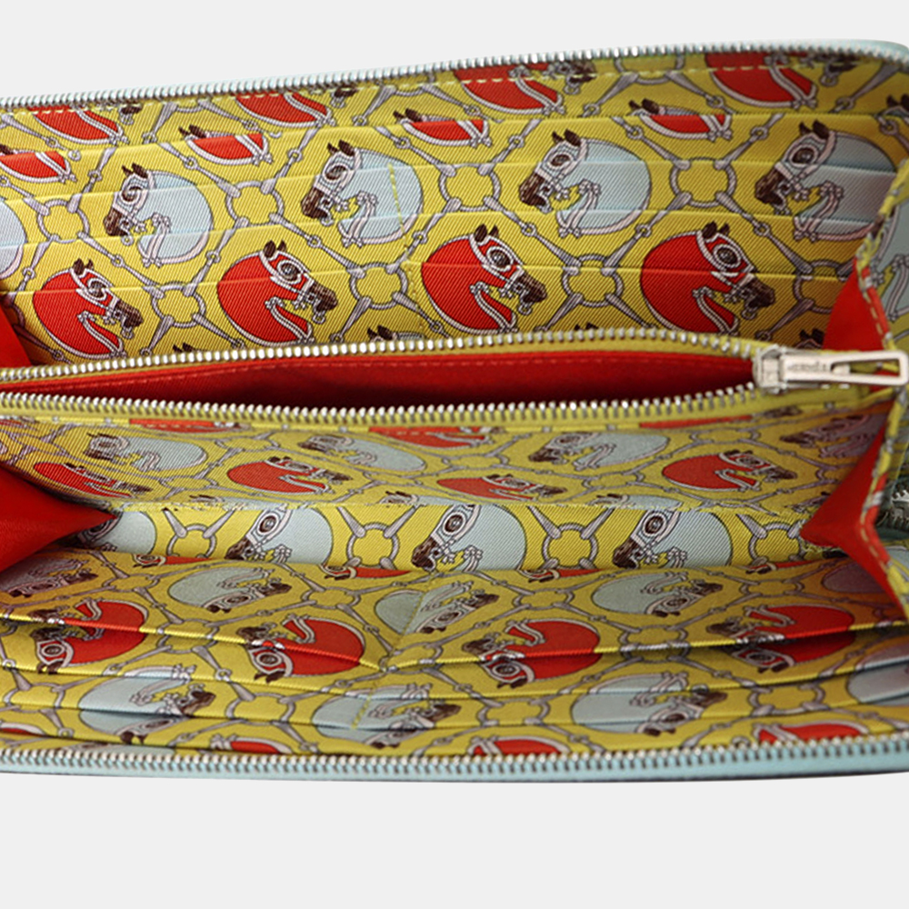 

Hermes Blue Epsom Azap Long Wallet