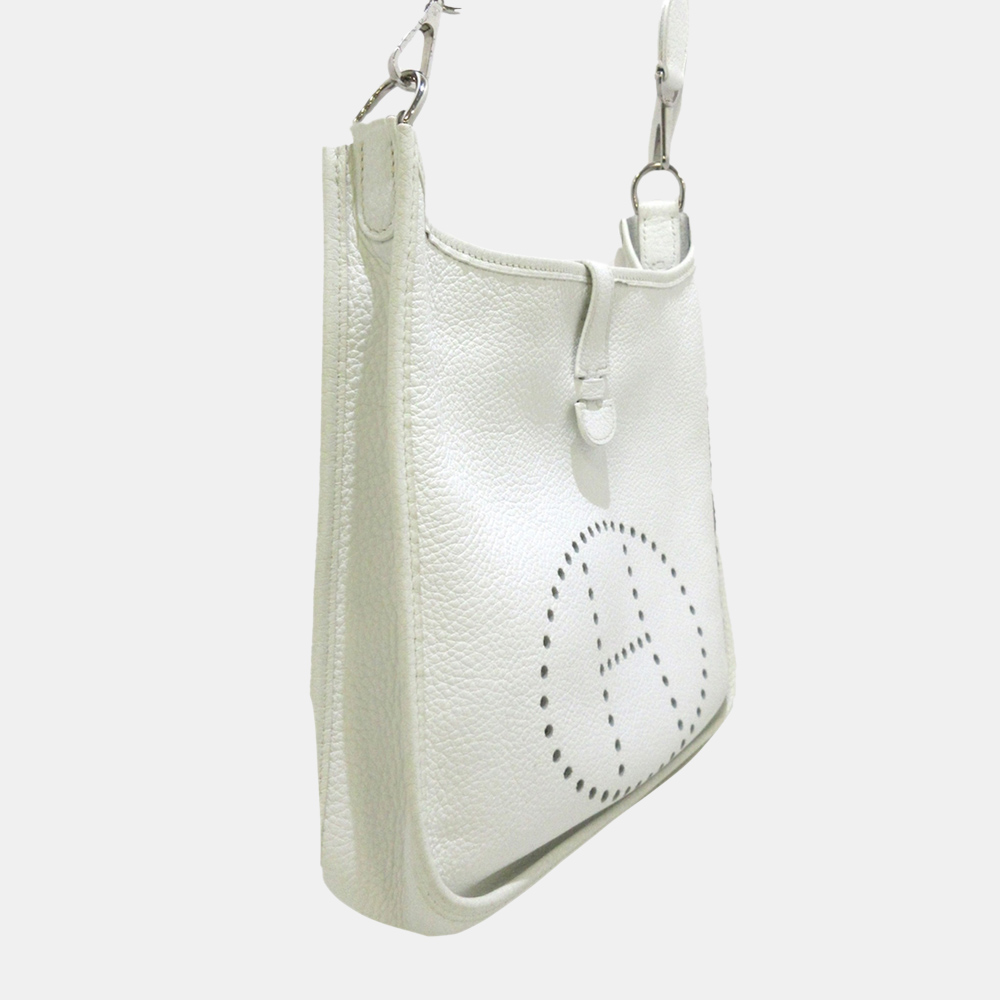 

Hermes White Evelyne PM