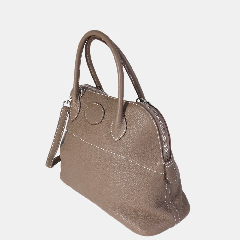 

Hermes Etoupe ClÃ©mence Bolide 31 PHW, Brown