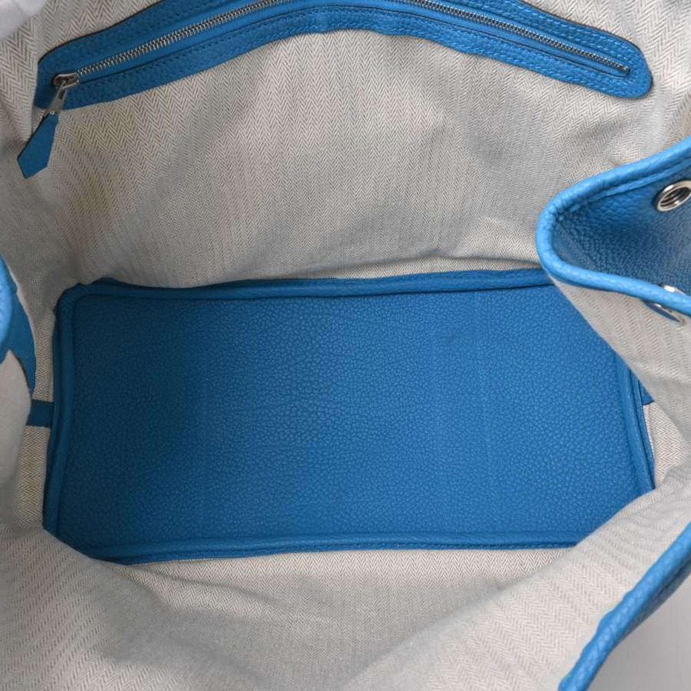

Hermes Negonda Garden PM Tote Bag Light Blue