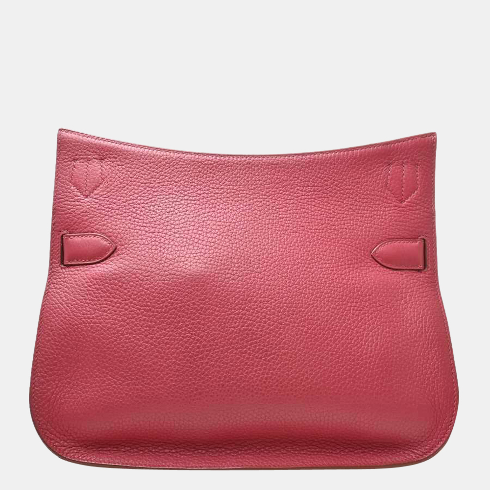 

Hermes Taurillon Clemence Jypsiere 31 Shoulder Bag Ruby Red