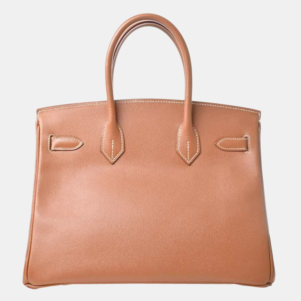 

Hermes Kushbel Birkin 30 Handbag Brown