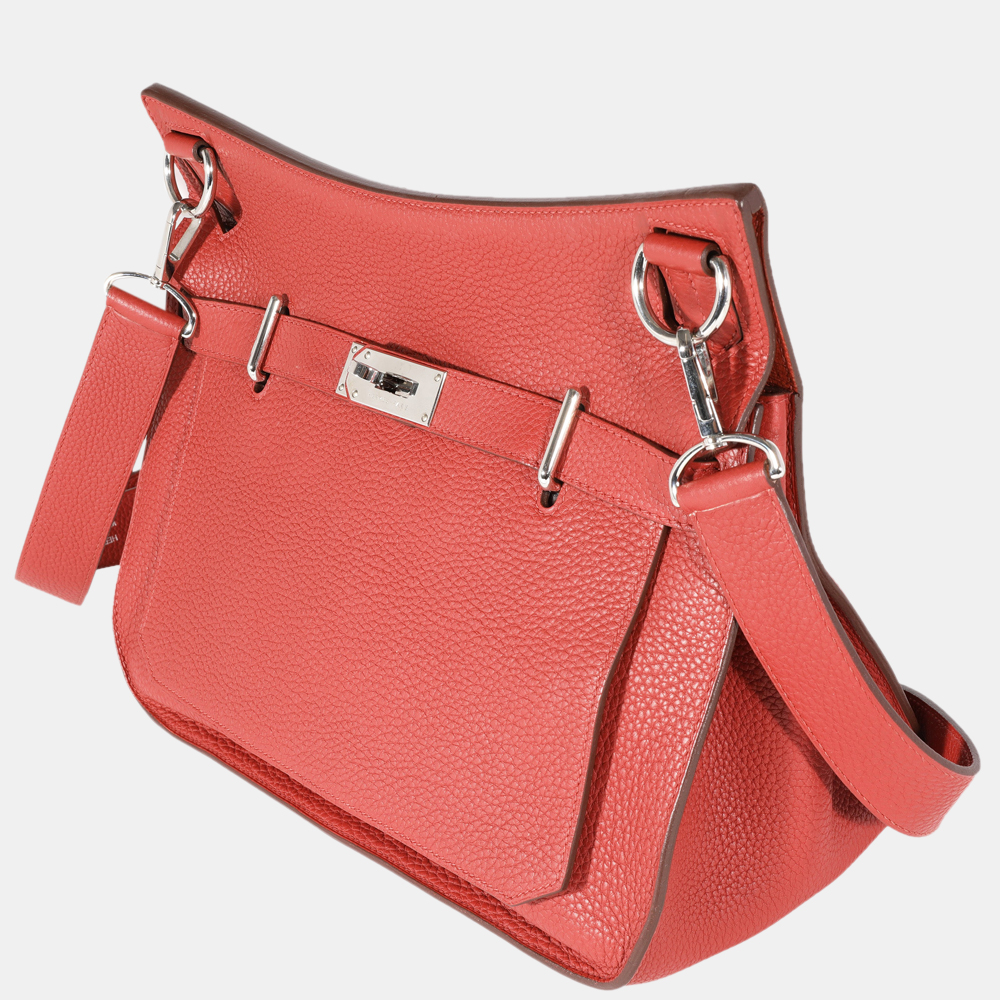 

Hermes Rouge Duchesse Clémence Jypsiere 34 PHW, Red