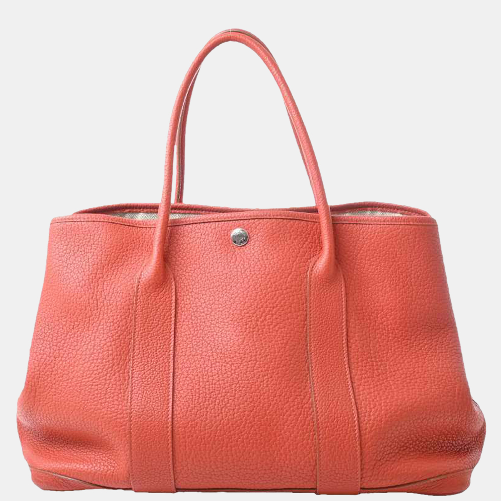 

Hermes Negonda Garden-PM Tote Bag Red