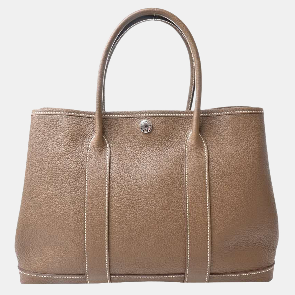 

Hermes Negonda Garden TPM Tote Bag Greige, Grey