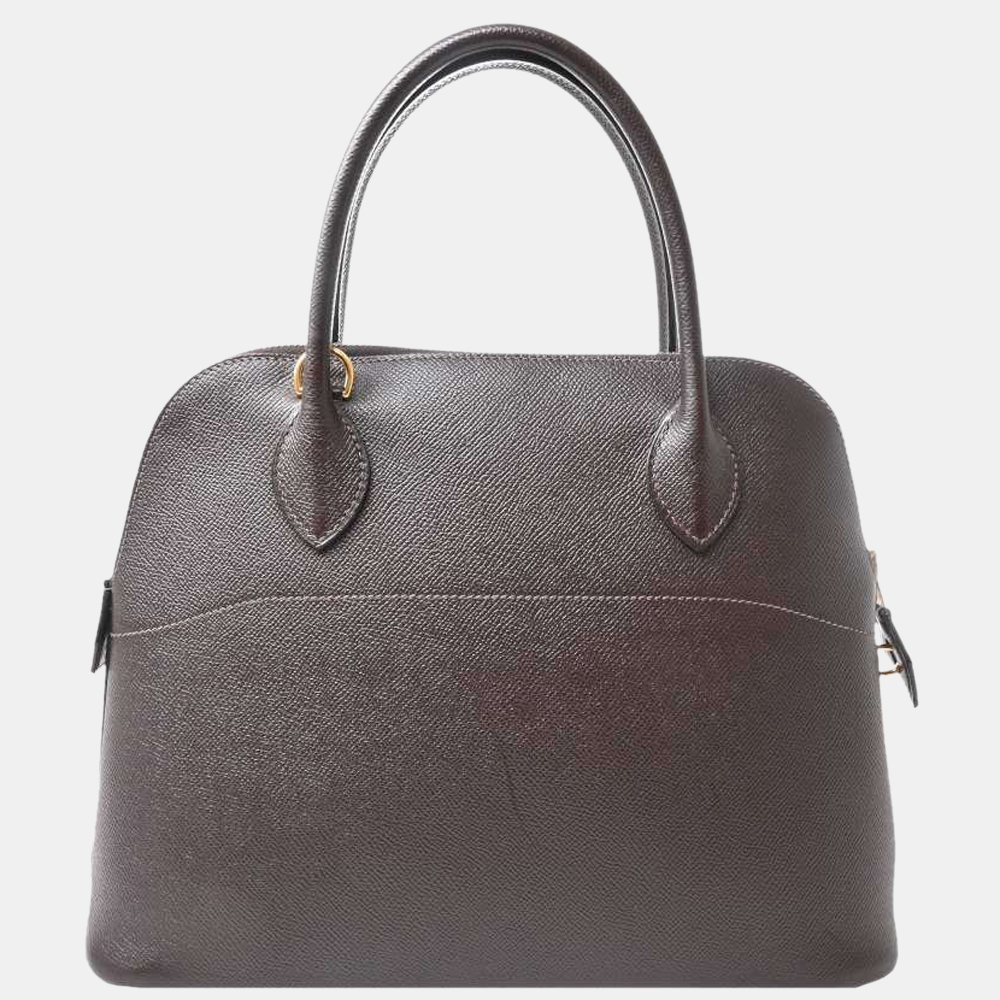 

Hermes Epsom Bolide 31 Handbag Brown Vaux
