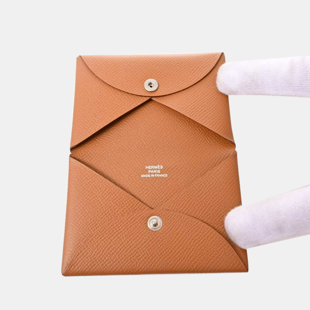 

Hermes Vaux Epson Calvi Coin Case Brown