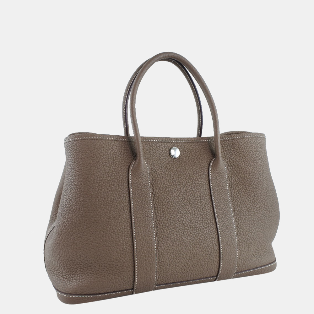 

Hermes Garden Party 30 TPM Negonda Etup C Ladies Handbag, Grey