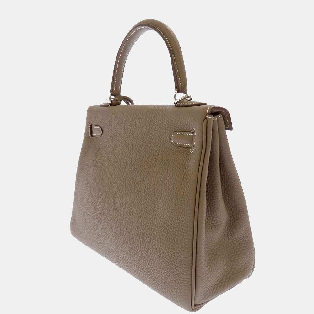 

Hermes Grey Togo Leather Palladium Hardware Kelly 25 Bag