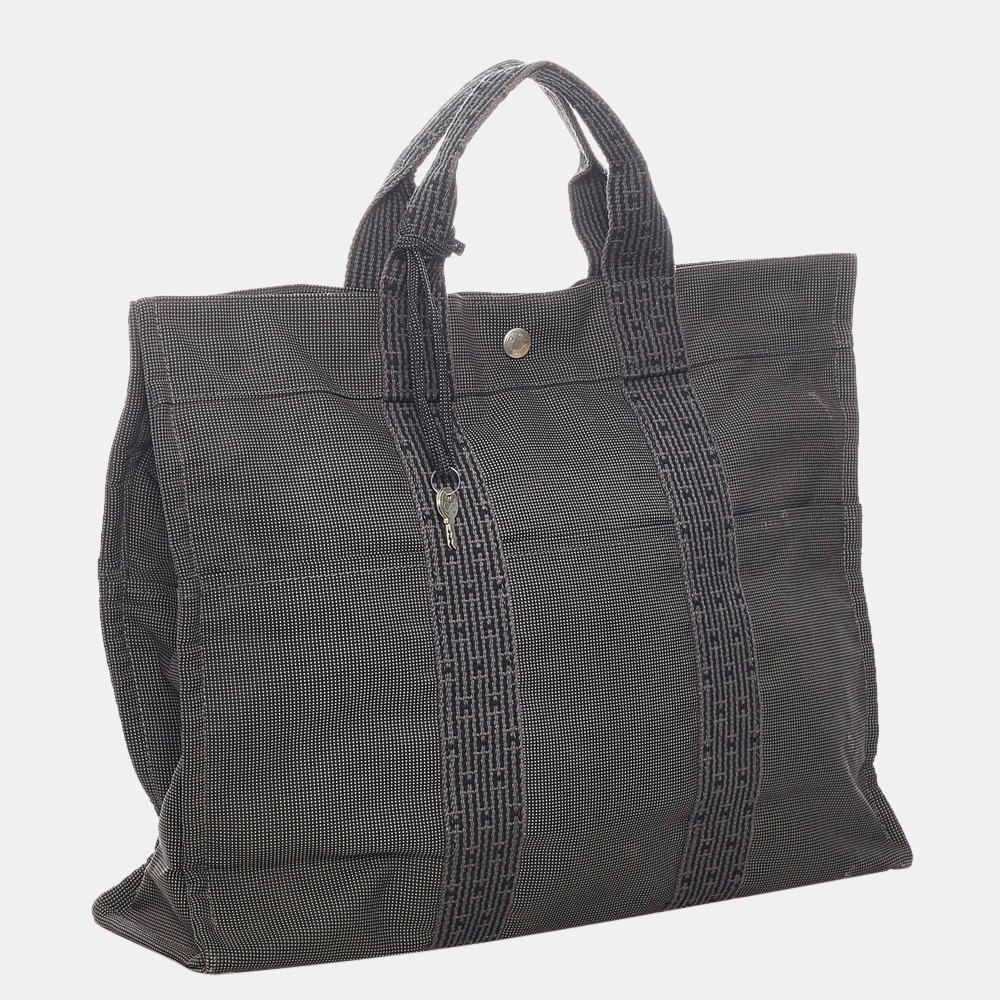 

Hermes Grey Herline MM Tote Bag